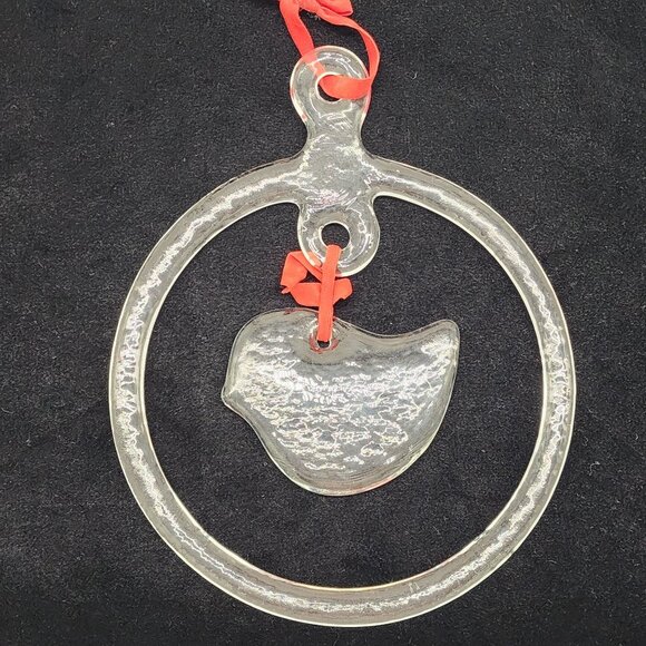 Bird Ornament Sun Catcher VTG Pendant Window Decor Kosta Boda Bertil Vallien - Picture 1 of 5